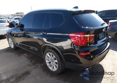 2015 BMW X3 xDrive28I z USA, uszkodzony, nr VIN 5UXWX9C53F0D45549